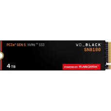 WD Western Digital Black SN8100 4 TB M.2 PCI Express 5.0 NVMe TLC 3D NAND cietais disks