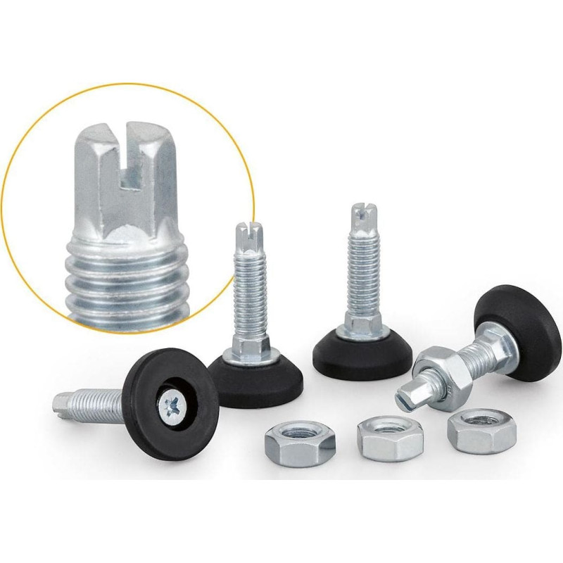 Triton Zestaw nastawnych nóżek do szaf Triton RAX-MS-X64-X1