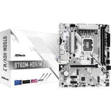 Asrock B760M-HDV/M.2 mātesplate Intel B760 LGA 1700 micro ATX