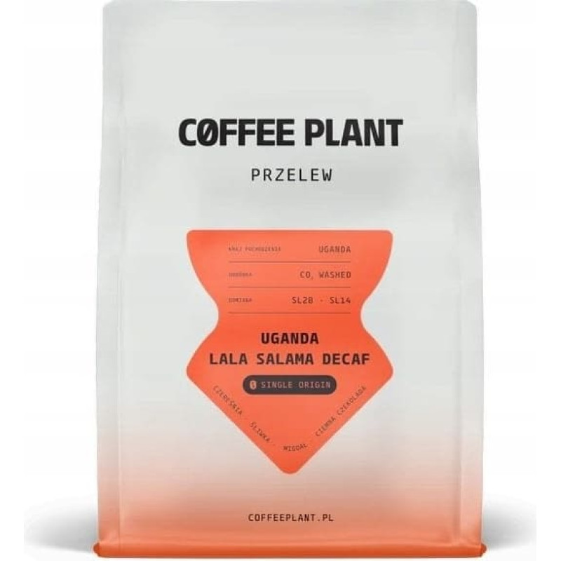 Coffee Plant Kawa ziarnista COFFEE PLANT Uganda Lala Salama Decaf 250g - BEZKOFEINOWA