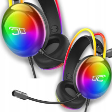 LTC Słuchawki gamingowe RGB z mikrofonem LTC