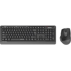 A4Tech Klawiatura + mysz A4Tech A4tech FGS1035Q, bezdrátový kancelářský set klávesnice s myši, šedá
