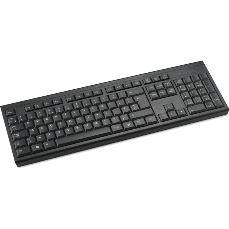 Kensington KB150 EQ - Tastatur - full size - kabellos - 2.4 GHz - QWERTY - GB - FSC-zertifizierter Karton