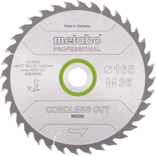 Metabo METABO PIŁA TARCZOWA HW/CT 165x20x38z    CORDLESS CUT WOOD PROFESSIONAL
