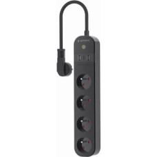 Gembird Smart power strip Tuya 4xFR 2xUSB-A 1xUSB-C bl