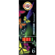 Koh I Noor Kredki Progresso Fluorescencyjne 6 kolorów - 266097