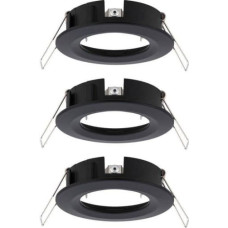 Paulmann Choose 3szt. Oprawka stała max. 3x10W 230V 51mm Czarny Mat Aluminium