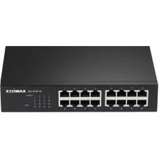 Edimax GS-1016 V2 network switch Managed Gigabit Ethernet (10/100/1000) Black