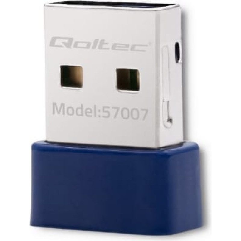 Qoltec 57007 Wireless Mini Bluetooth USB WiFi Adapter