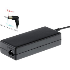 Akyga notebook power adapter AK-ND-07 19.5V/4.62A 90W 7.4x5.0 mm + pin DELL power adapter/inverter Indoor Black