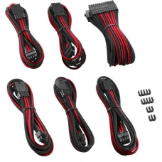 Cablemod Zestaw kabli, Czarno-czerwony (CM-PCAB-BKIT-NKKR-3P)