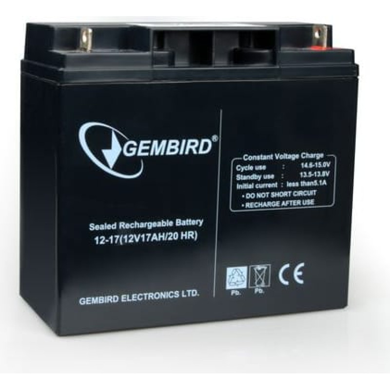Gembird Rechargeable battery 12V/17AH