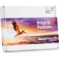 Pelikan Pelikan PromoPack P55 nabój z tuszem 4 szt. Zamiennik Czarny, Cyjan, Purpurowy, Żółty