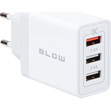 Blow Ładowarka Blow 76-027# Ładowarka sieciowa gniazdo usbx2 + usb qc 30w