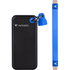 Verbatim Dysk zewnętrzny SSD Verbatim VERBATIM externí SSD 1TB Pocket USB3.2 Gen 2, černá/modrá