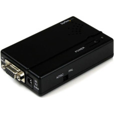 Startech Adapter AV StarTech D-Sub (VGA) - S-Video czarny (VGA2VID)