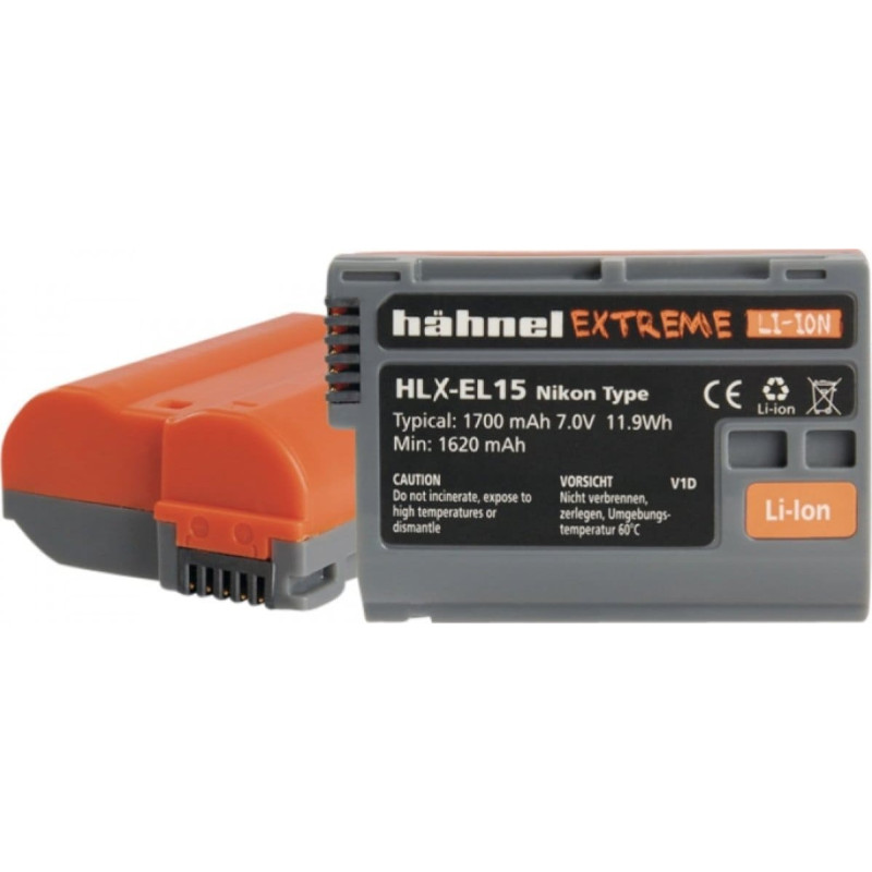 Hă¤Hnel Akumulator HĂ¤hnel Hähnel Battery Extreme Nikon HLX-EL15Hp / EN-EL15
