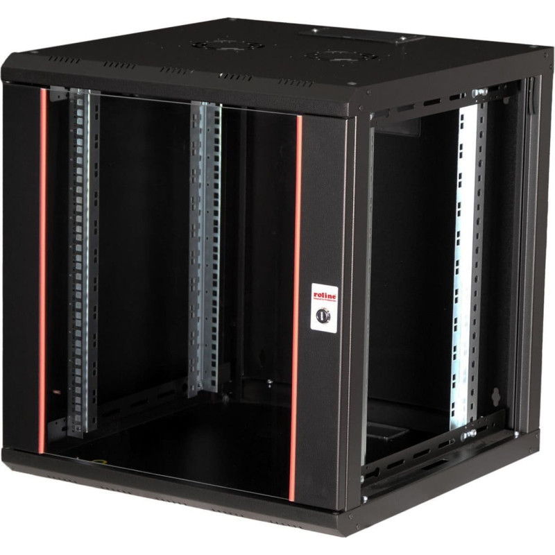Roline ROLINE Wandgeh�use Pro 48,26cm 19Zoll 12 HE 600x600 BxT schwarz