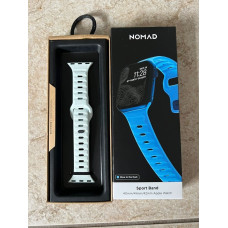 Nomad Sport Strap, Ice Blue Glow - Apple Watch 42mm/41mm/40mm/38mm