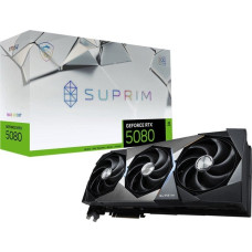 MSI Karta graficzna MSI GeForce RTX 5080 Suprim SOC 16GB GDDR7 DLSS4