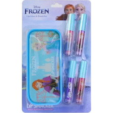 Lip Smacker Disney Frozen Lip Gloss & Pouch błyszczyki do ust 4x6ml + kosmetyczka