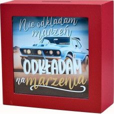 Kukartka Skarbonka na marzenia auto EDUKAMP