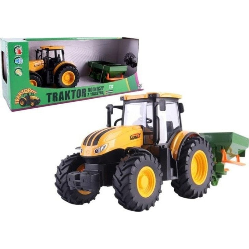 Pro Kids Traktor rolniczy z rozsiewaczem