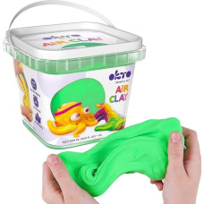 Memorysolution Zestaw lekkiej powietrznej ciastoliny zielon 910ml