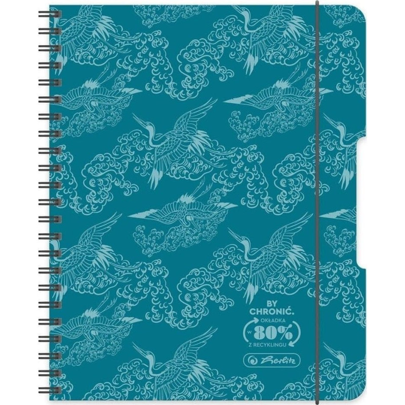 Herlitz Brulion na spirali A4/80K kratka turkus (2szt)