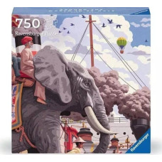 Ravensburger Puzzle 750 Art&Soul Dookoła świata w 80 dni