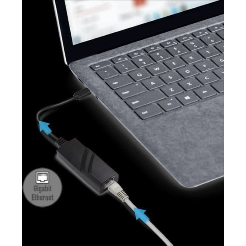 Logilink Adapter USB 3.2 Gen1 USB-C do Gigabit Ether.