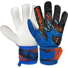 Reusch Rękawice bramkarskie Reusch Attrakt Solid niebiesko-czarne 5570515 4467 8,5