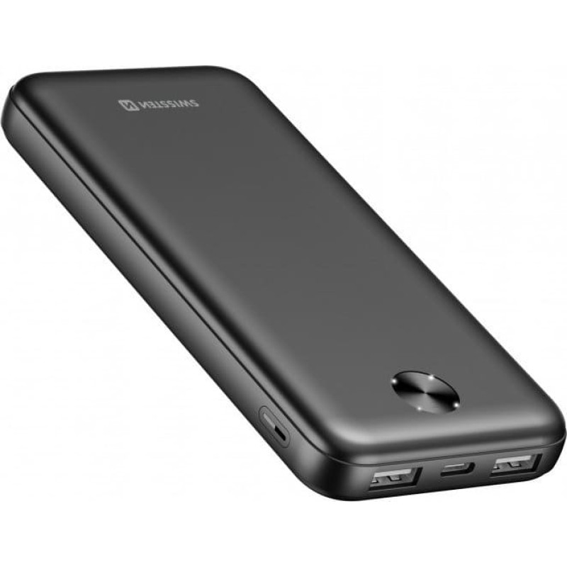 Swissten , Powerbank, WORX, Li-Pol, 5/9/12V, do �adowania telefon�w i innych urz�dze�, 22013949, 10000mAh, czarna