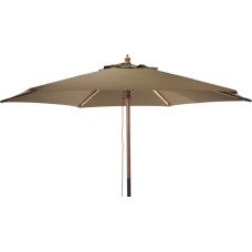 Progarden PARASOL OGRODOWY DREWNIANY 250CM SKŁADANY PIASKOWY