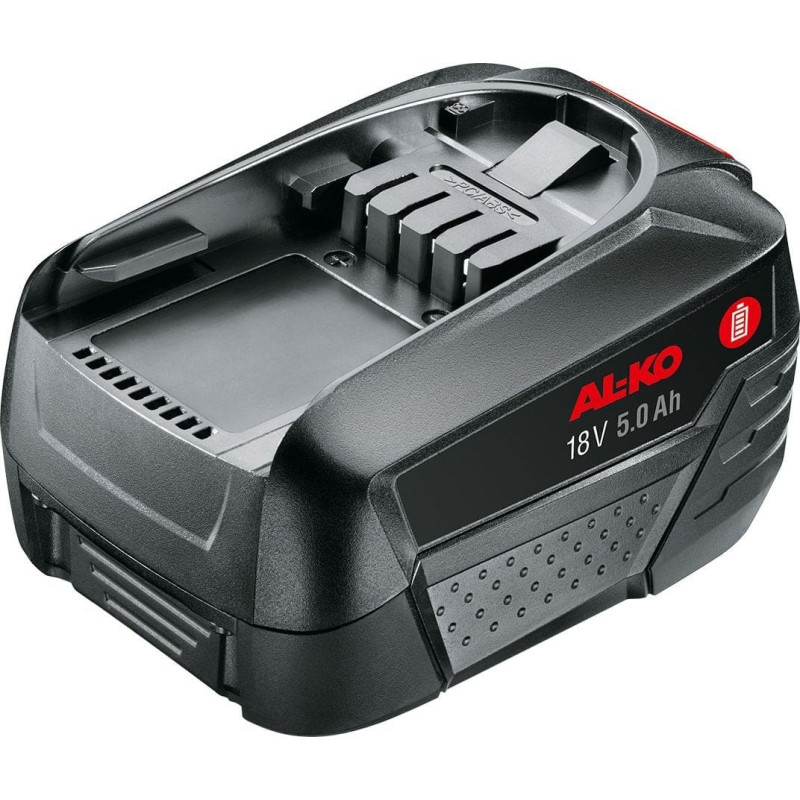 Al-Ko 113895, Battery, Lithium-Ion (Li-Ion), 5 Ah, 18 V, AL KO, Black