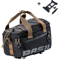 Basil Torba na bagażnik BASIL MILES TRUNK BAG, MIK z adapterem do mocowania, 7L, Wodoodporna, Black Slate (NEW 2025)