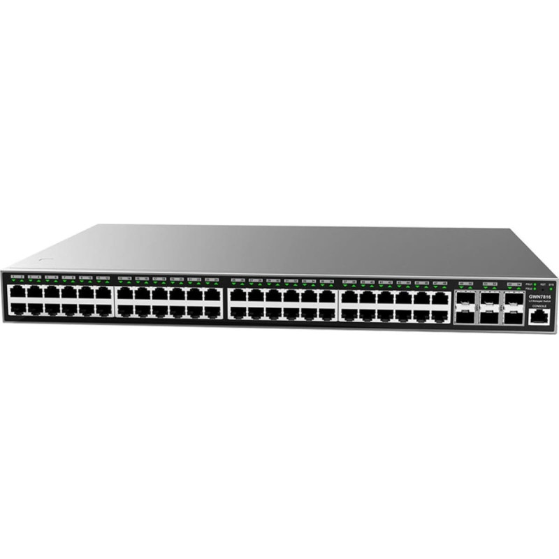 Grandstream Switch GrandStream 48P Grandstream GWN7816 48x Ports Layer-3-Netzwerk-Switch