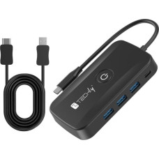 Techly Bezprzewodowy transmiter obrazu USB-C do HDMI 1080p do 30m