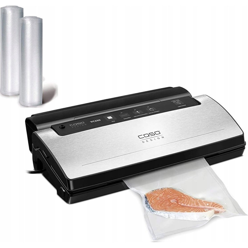 Caso Caso | Bar Vacuum sealer | VC250 | Power 120 W | Temperature control | Nerūdijantis plienas