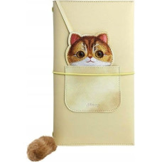 Dell Nimmy Set 2in1 notebook + pen khaki Big Eyed Pet 2.0 Cat