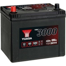 Michelin Akumulator YUASA 12V 60Ah/500A YBX3000 SMF (L+ standardowy) 232x173x225 B00 (rozruchowy)