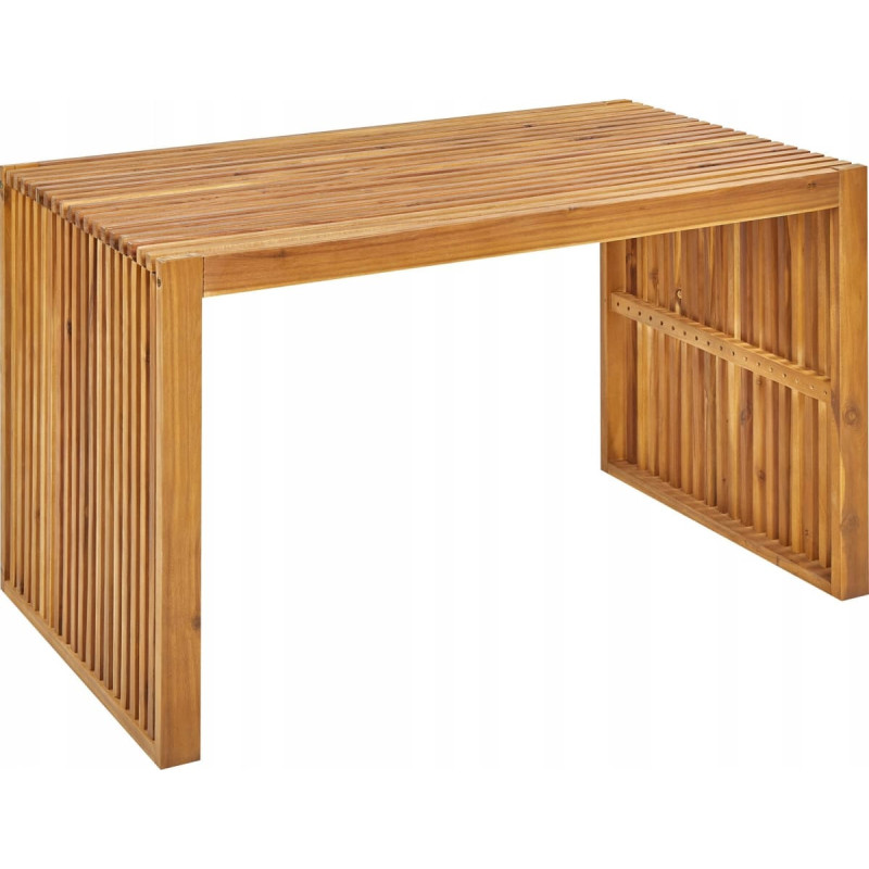 Beliani Stół ogrodowy 120 x 70 cm Drewno Jasne drewno BELLANO Lumarko!
