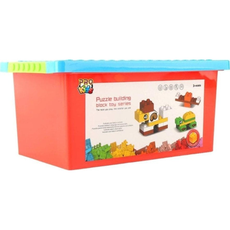 Pro Kids Klocki budowlane w skrzyni mix EDUKAMP