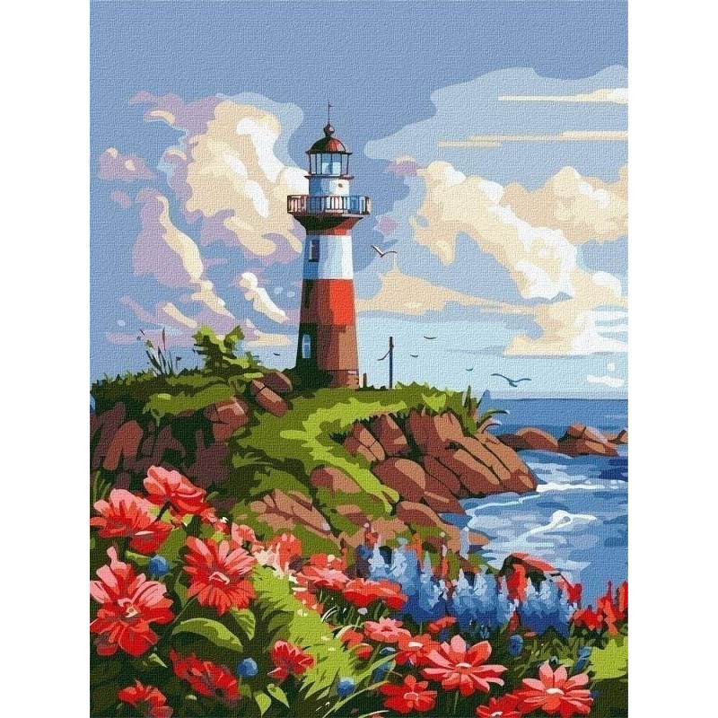 Norimpex Malowanie po numerach - Malownicza kraina 30x40cm