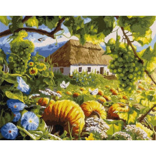 Norimpex Malowanie po numerach - Hojna ziemia 40x50cm