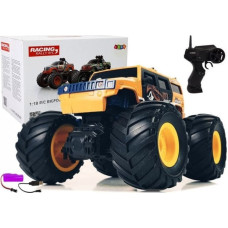 Lean Sport Auto Terenowe Duże Koła Bigfoot Zdalnie Sterowany 2.4G 1:18 Żółty