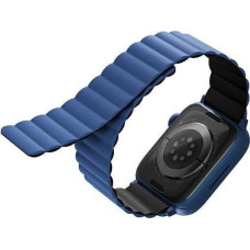 Uniq UNIQ pasek Revix Apple Watch Series 4/5/6/7/SE 44/45mm. Reversible Magnetic czarny-niebieski/black-blue