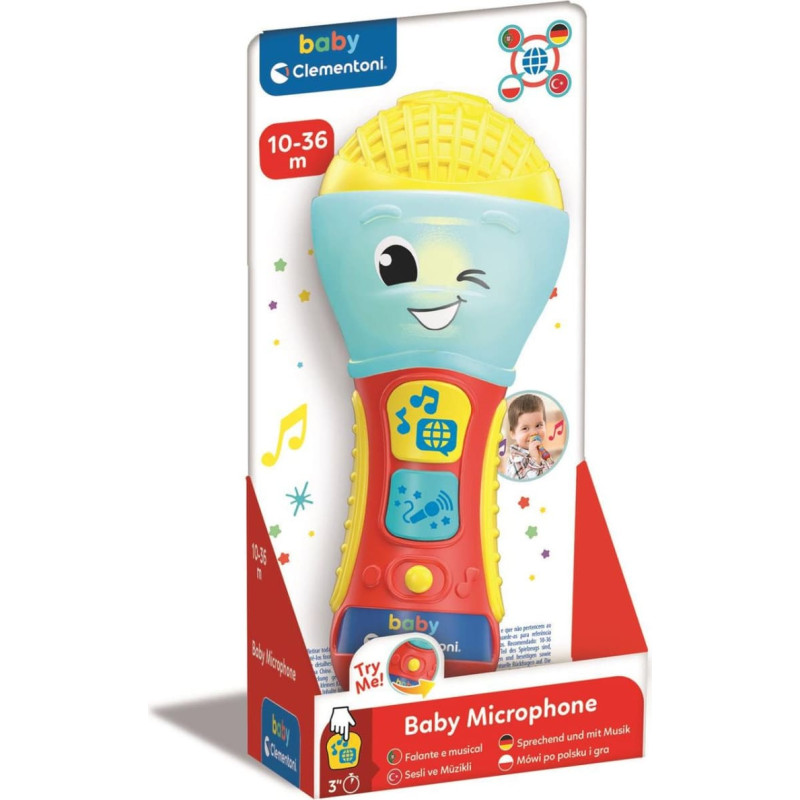 Clementoni CLE BABY mówiący mikrofon 17523