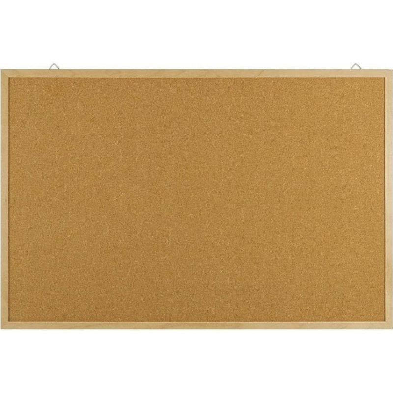 Officeproducts Tablica korkowa OFFICE PRODUCTS, 90x60cm, rama drewniana