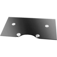 Hagor CPS - Glass Shelf AV-Ablage kombinierbar mit S�ulen der HAGOR comPROnents Serie 450x260mm BxT 7,5kg max. Traglast